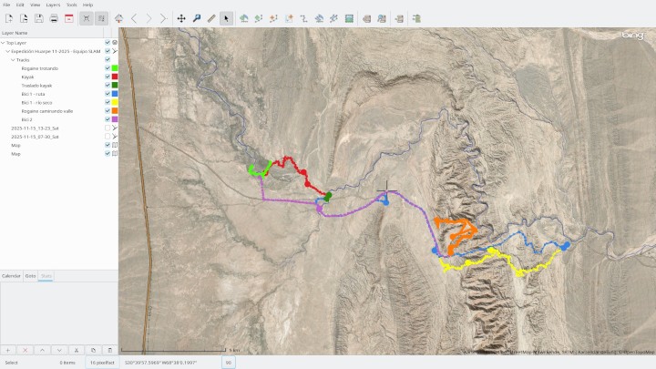 Vista de las etapas, en Viking GPS. img